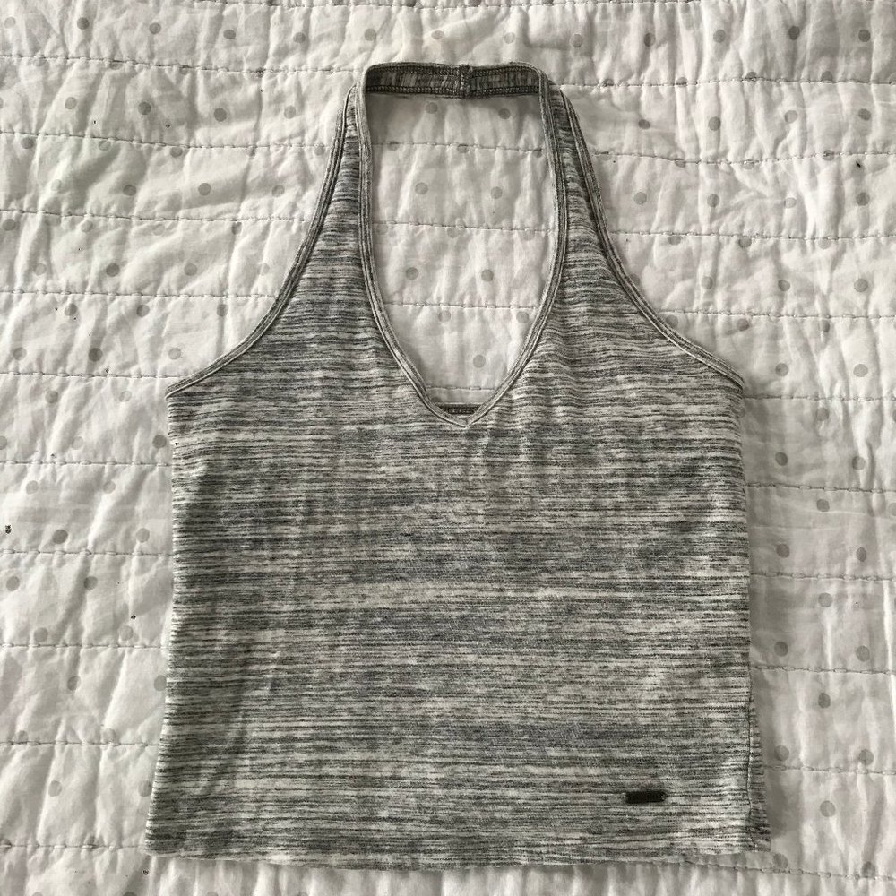 Grey Halter Top